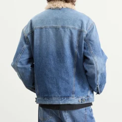 Acne Studios Vintage Blue Padded Robert Denim Jacket