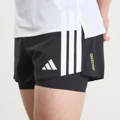 adidas Adizero Running 2-in-1 Gel Pocket Shorts