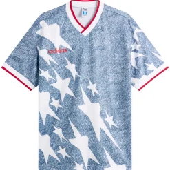 Adidas Denim Graphic Jersey Top