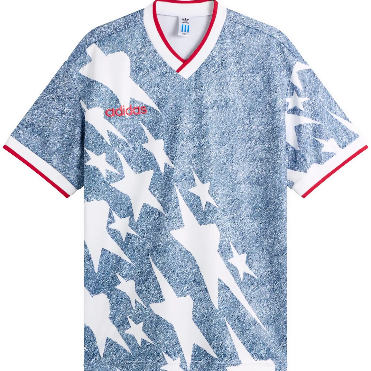 Adidas Denim Graphic Jersey Top