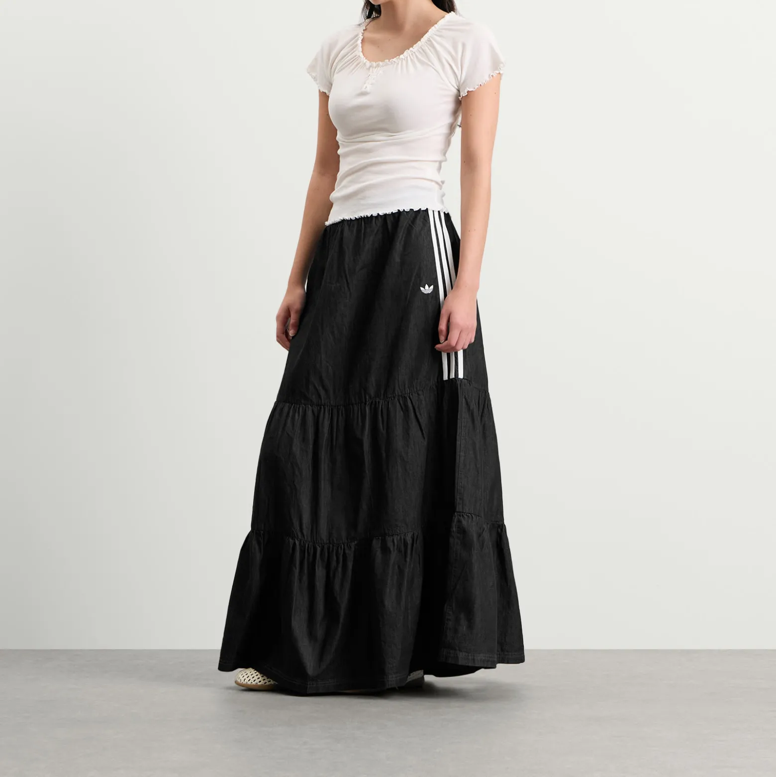 adidas Denim Maxi Skirt