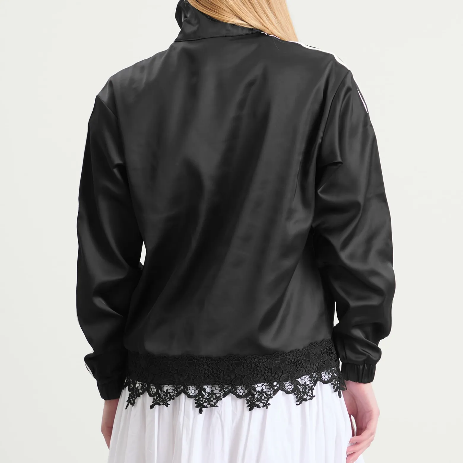 adidas Firebird Satin Lace Track Top