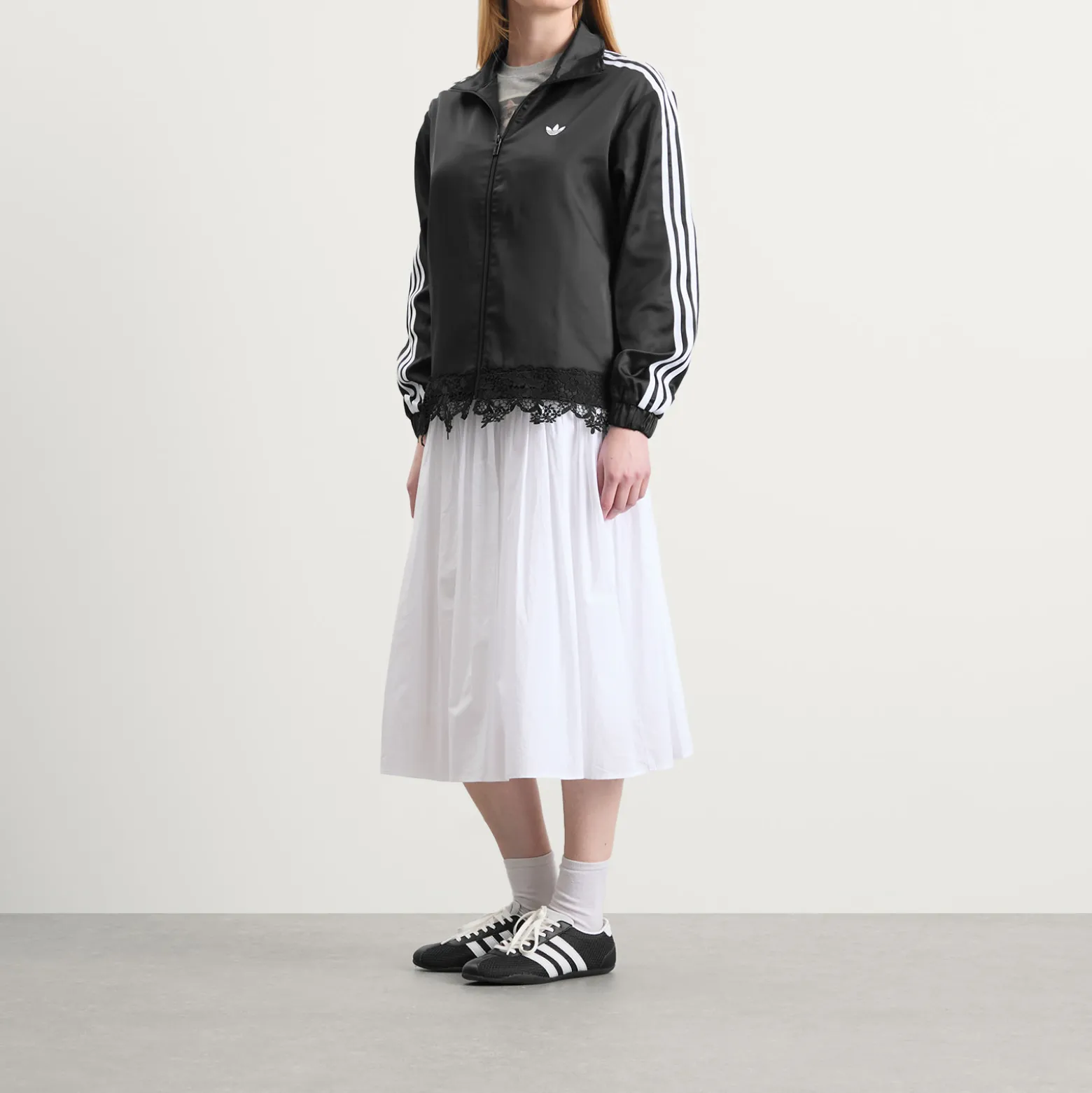 adidas Firebird Satin Lace Track Top