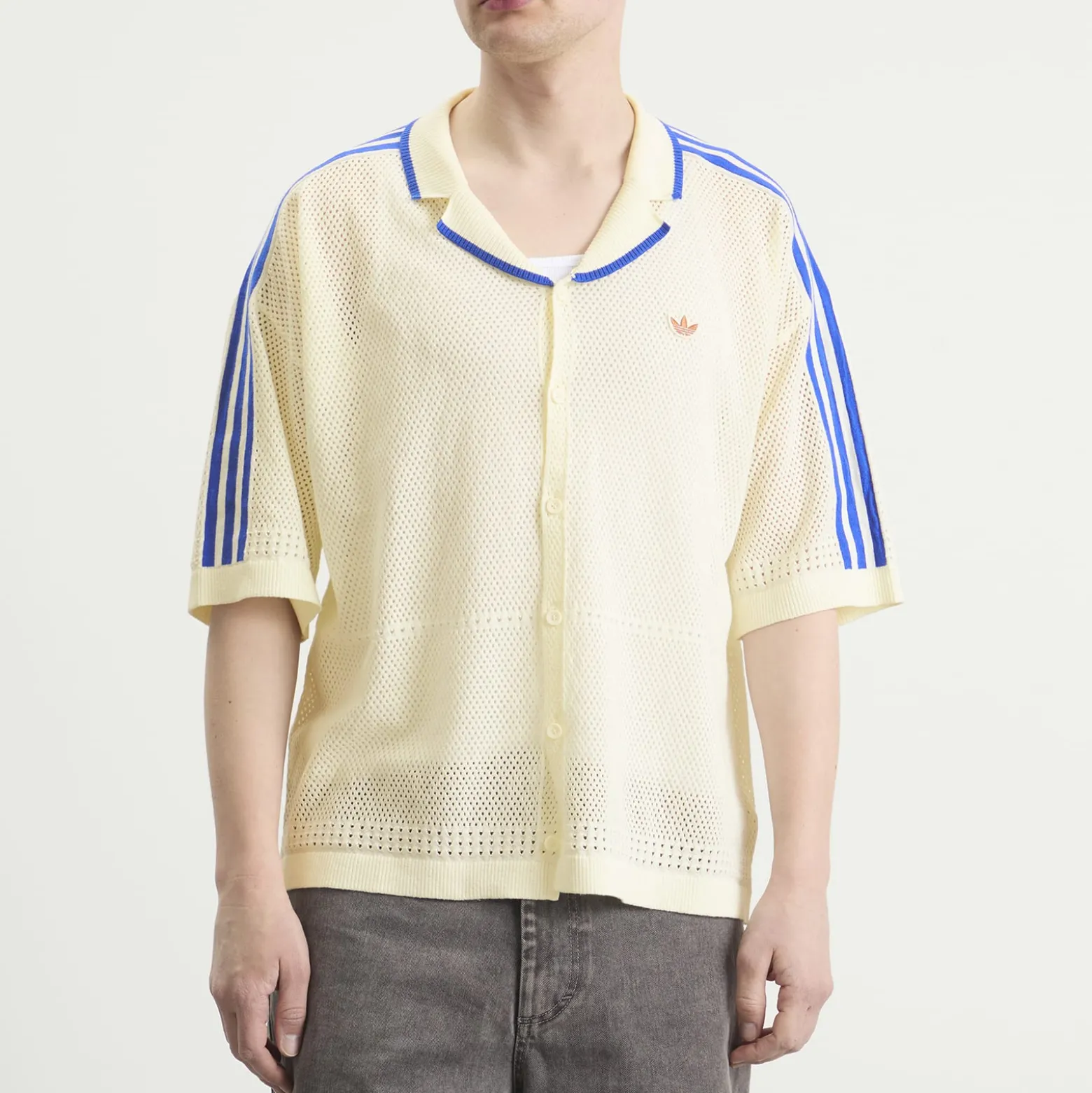 adidas Knitted Short Sleeve Shirt
