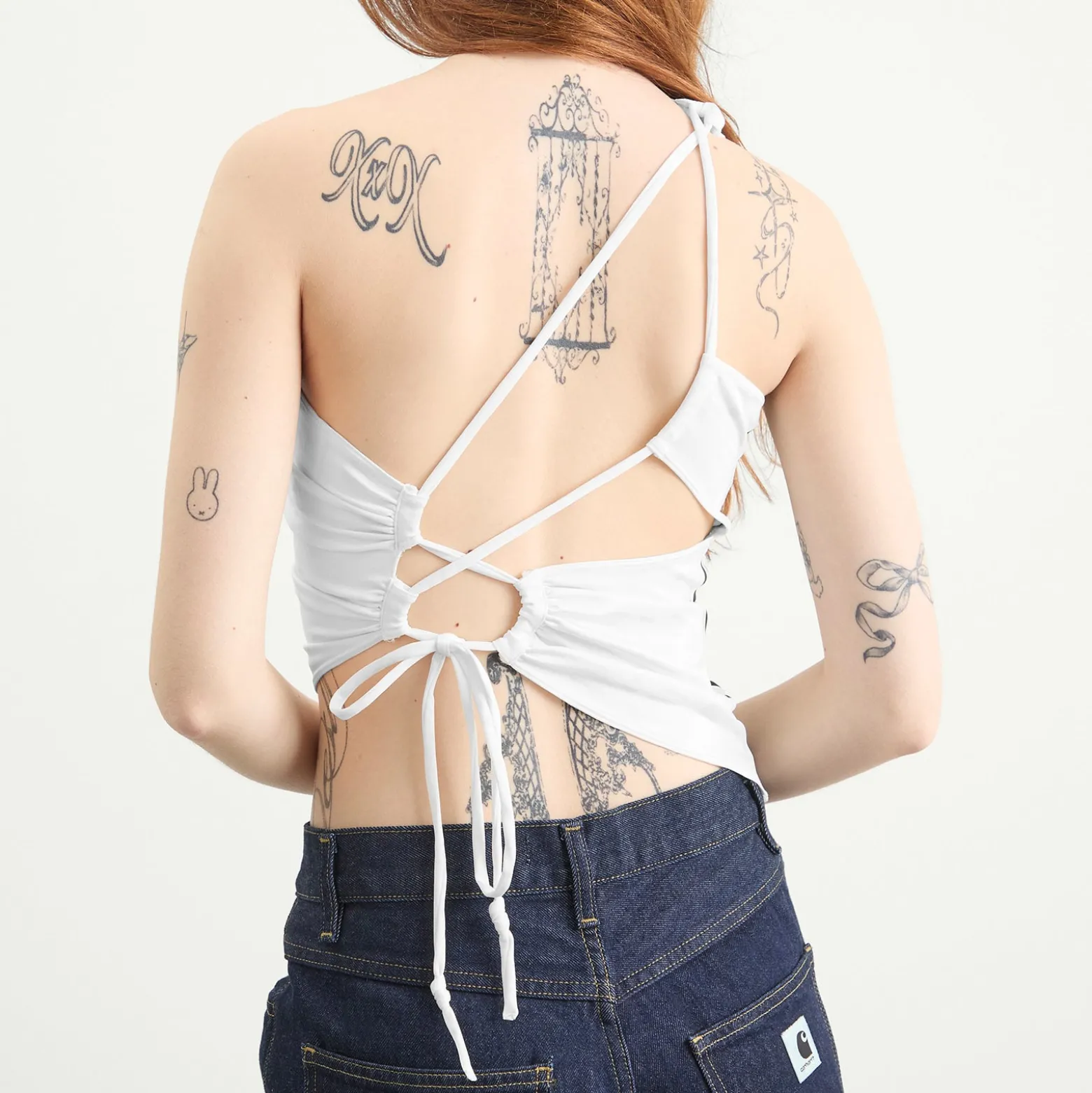 Adidas Ruched Asymmetric Top