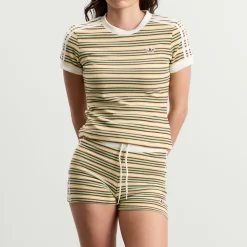 adidas Striped Terry T-Shirt