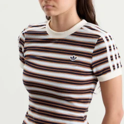 adidas Striped Terry T-Shirt