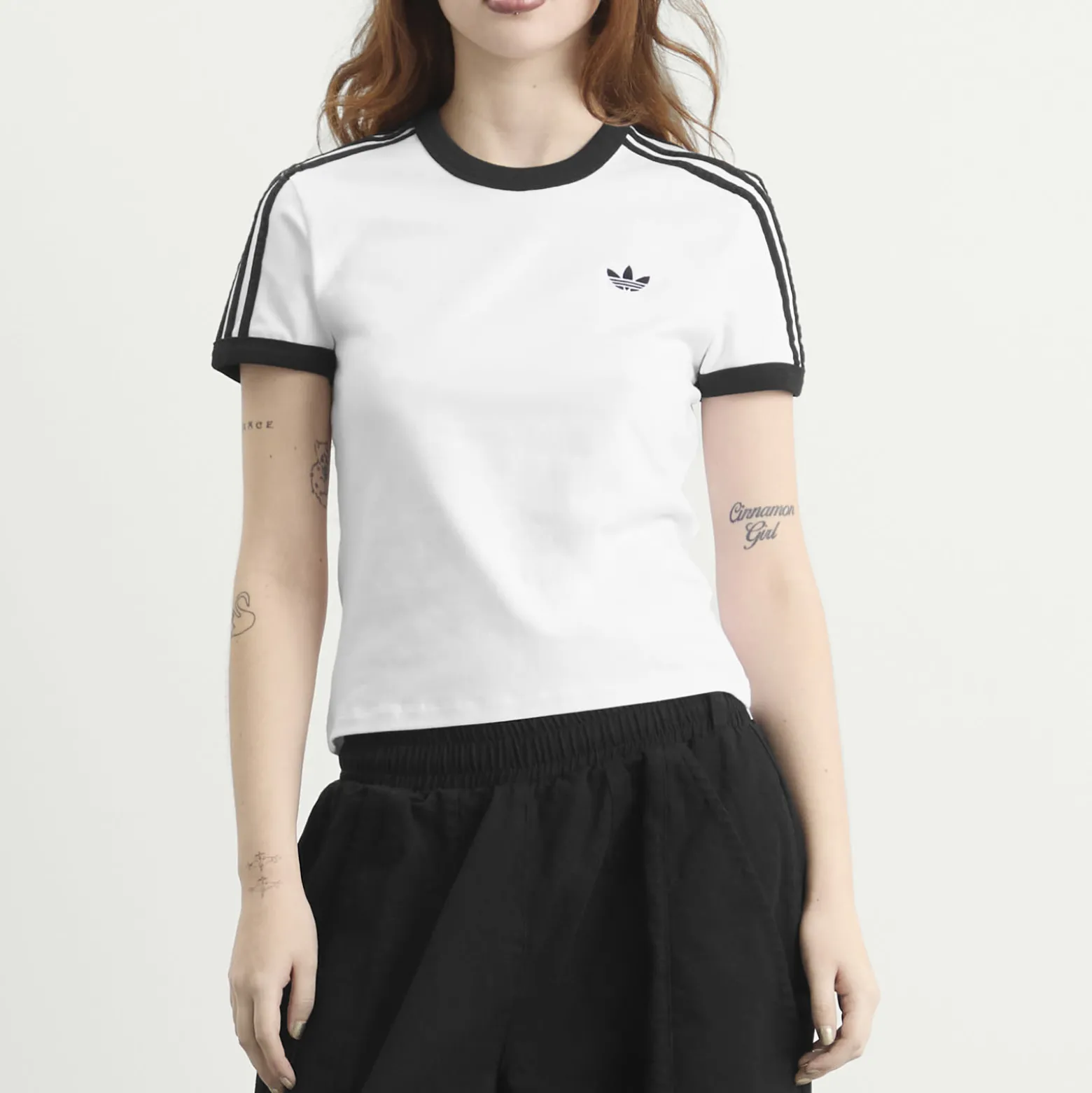 Adidas 3 Stripe Short Sleeve T-Shirt