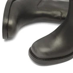 ALOHAS Sajan Black Leather Boots