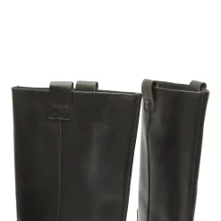 ALOHAS Sajan Black Leather Boots