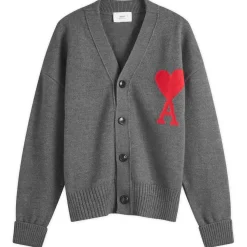 AMI Large A Heart Cardigan