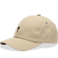 AMI Paris Black Ami De Coeur Embroidery Cap