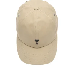 AMI Paris Black Ami De Coeur Embroidery Cap