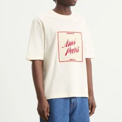 AMI Paris Boxy Fit Short Sleeve T-Shirt