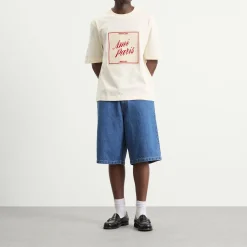 AMI Paris Boxy Fit Short Sleeve T-Shirt