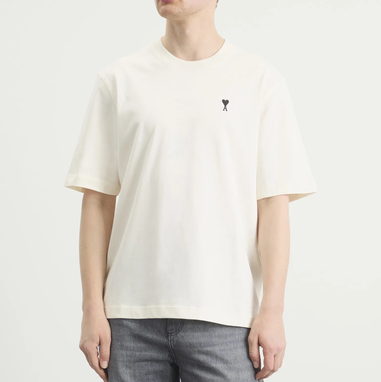 AMI Paris Boxy Fit Short Sleeve ADC T-Shirt