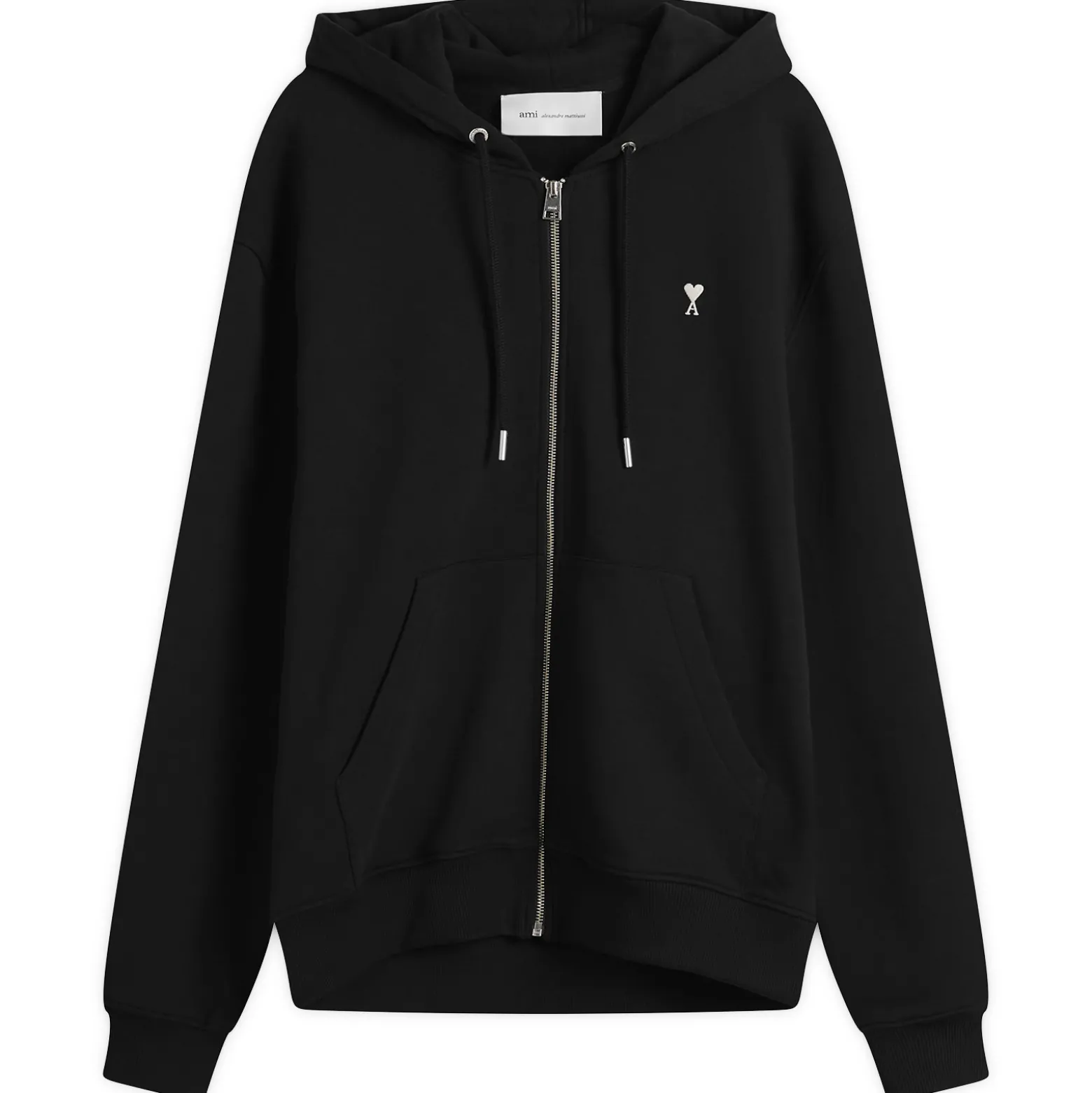 AMI Paris Contrasted Ami De Coeur Hoodie