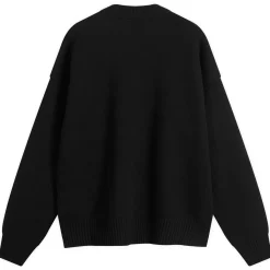 AMI Paris Felted Merino Wool Knit ADC Crew Neck Jumper