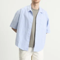 AMI Paris Short Sleeve Boxy Shirt