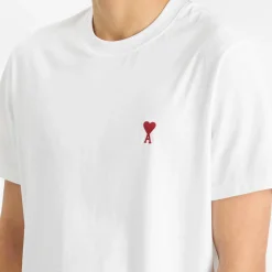 AMI Paris Small Red ADC Classic T-Shirt