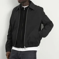 AMI Paris Zipped Jacket With Embossed Ami De Coeur