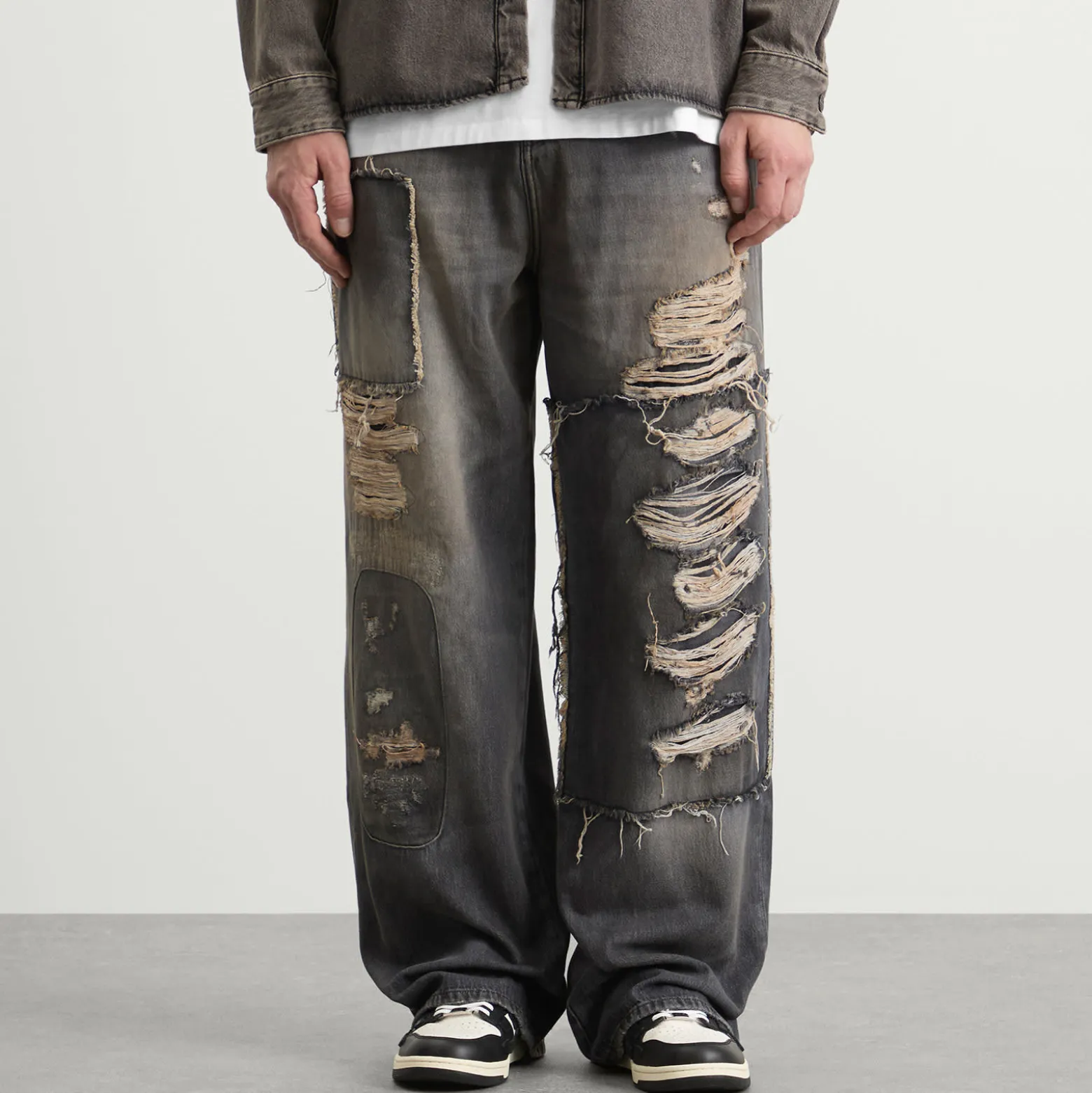 AMIRI Carpenter Repaired Baggy Jeans