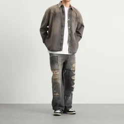 AMIRI Carpenter Repaired Baggy Jeans