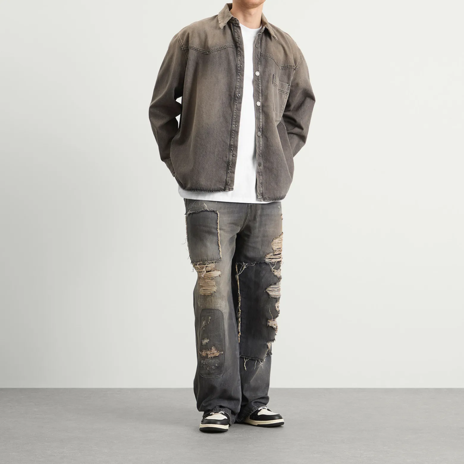 AMIRI Carpenter Repaired Baggy Jeans