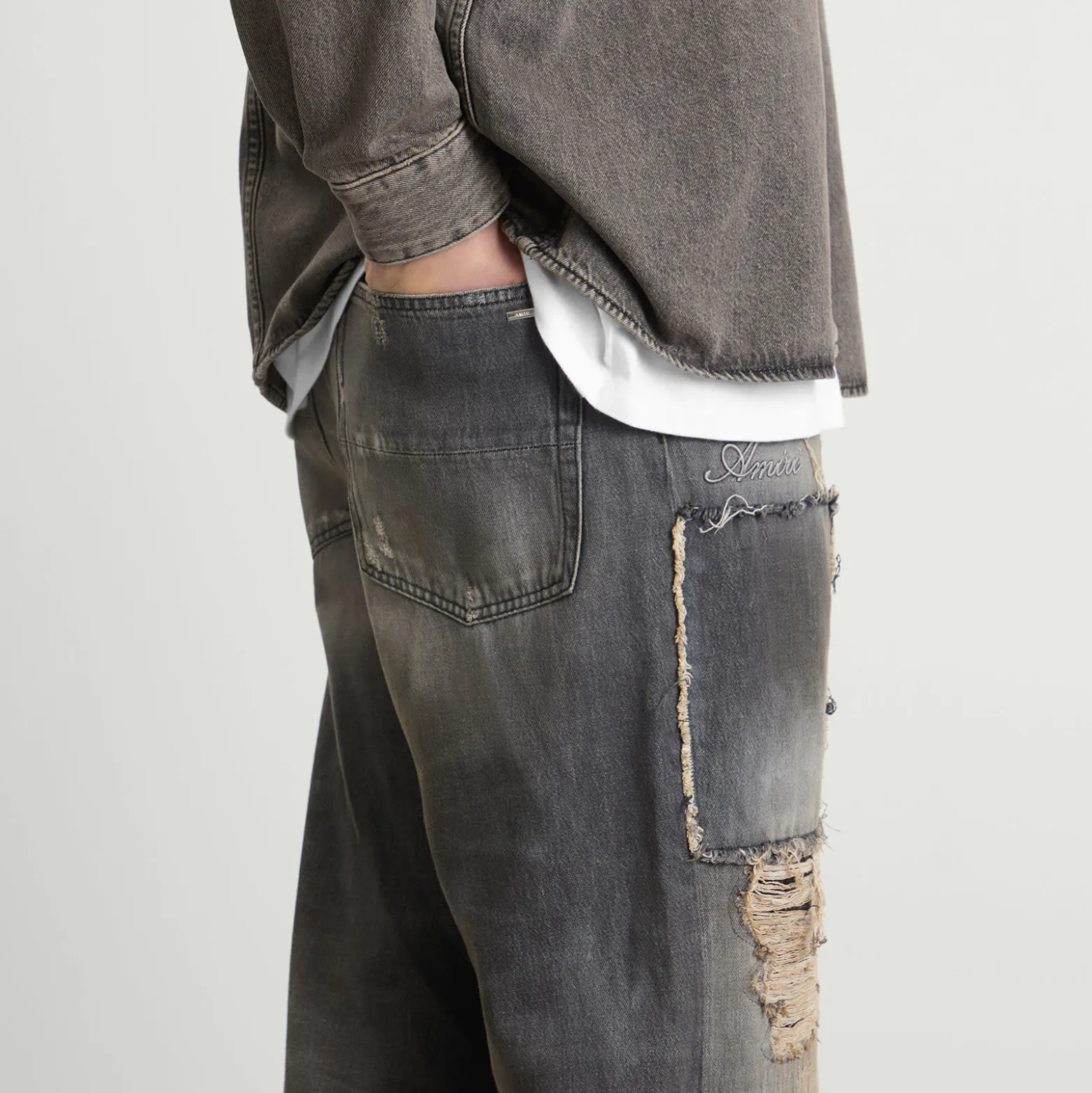 AMIRI Carpenter Repaired Baggy Jeans