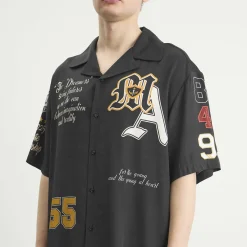 AMIRI Varsity Patch Camp Shirt