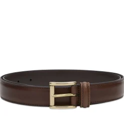 Andersons Narrow Stitch Trimmed Leather Belt
