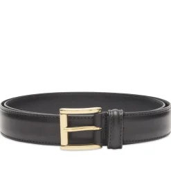 Andersons Narrow Stitch Trimmed Leather Belt