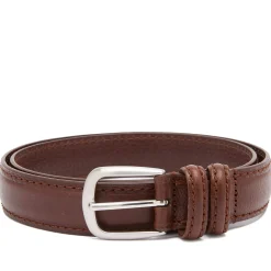 Anderson's Narrow Stitch Trimmed Leather Belt