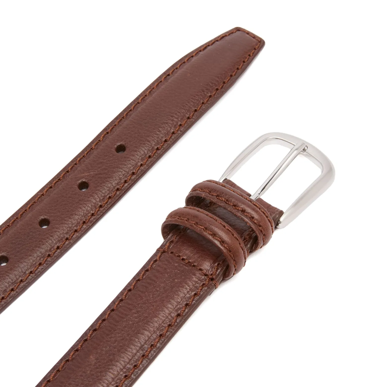 Anderson's Narrow Stitch Trimmed Leather Belt