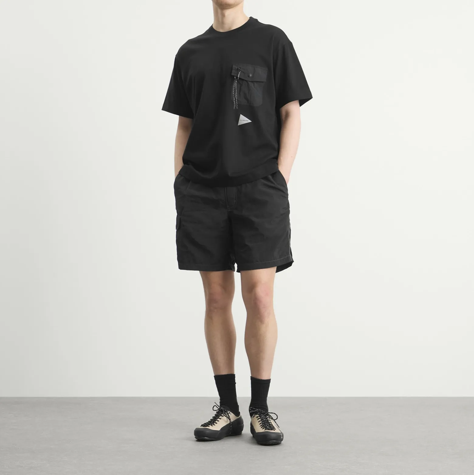 and wander NY Taffeta Hiker Shorts