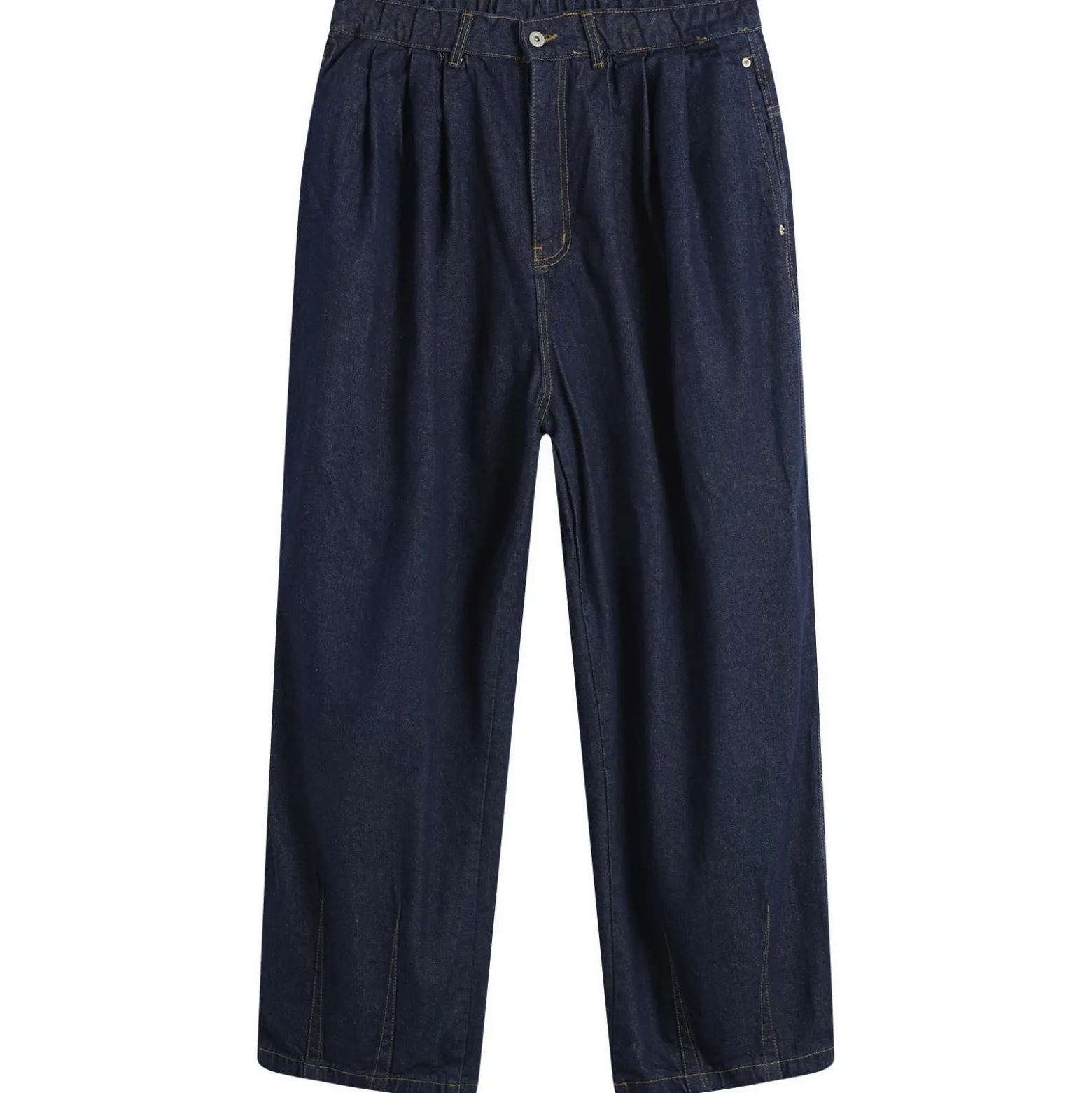 Anglan Rigid Indigo Denim Balloon Pants