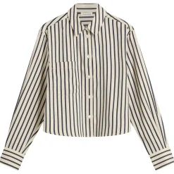 Anine Bing Essie Cropped Shirt
