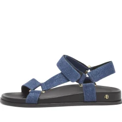 Anine Bing Jess Denim Sandals