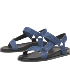 Anine Bing Jess Denim Sandals