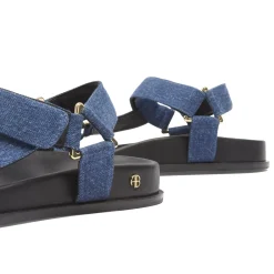 Anine Bing Jess Denim Sandals