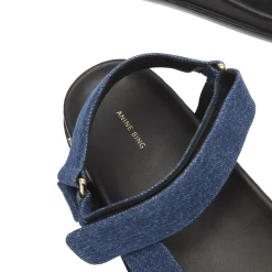 Anine Bing Jess Denim Sandals