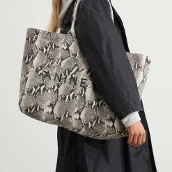 Anine Bing Leo Canvas Tote