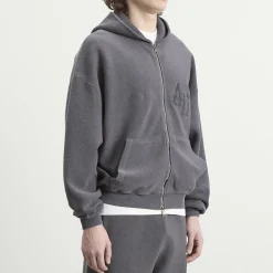 ANNIE HOOD Inside Out College Zip Hoodie