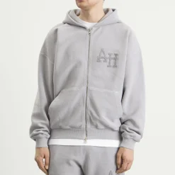 ANNIE HOOD Inside Out College Zip Hoodie