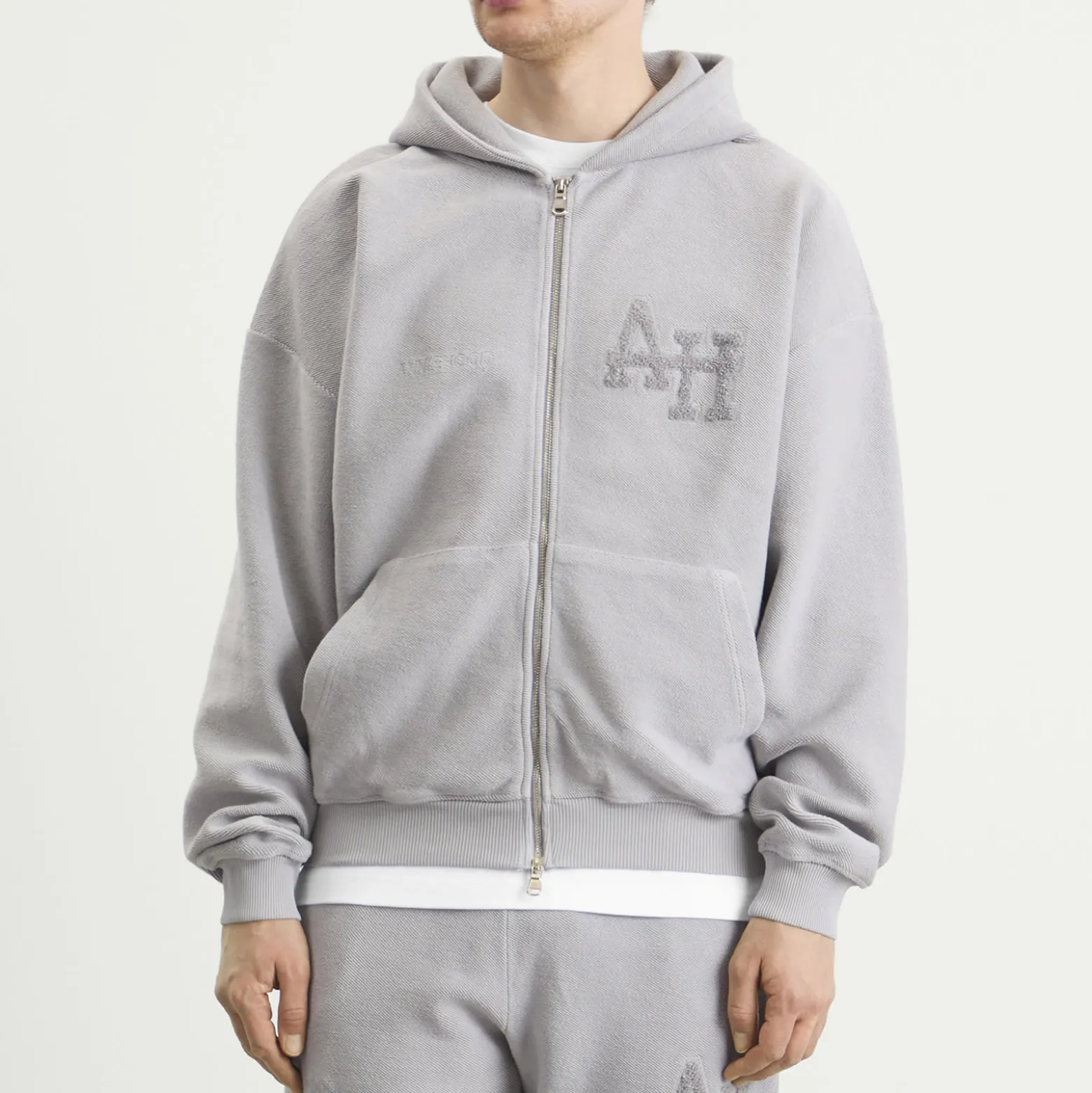 ANNIE HOOD Inside Out College Zip Hoodie