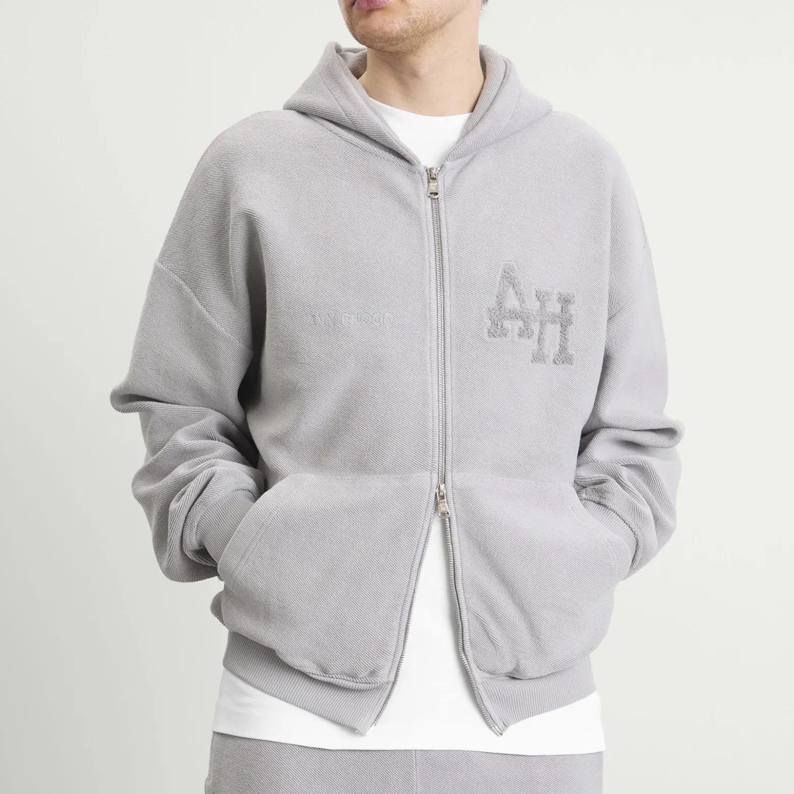 ANNIE HOOD Inside Out College Zip Hoodie