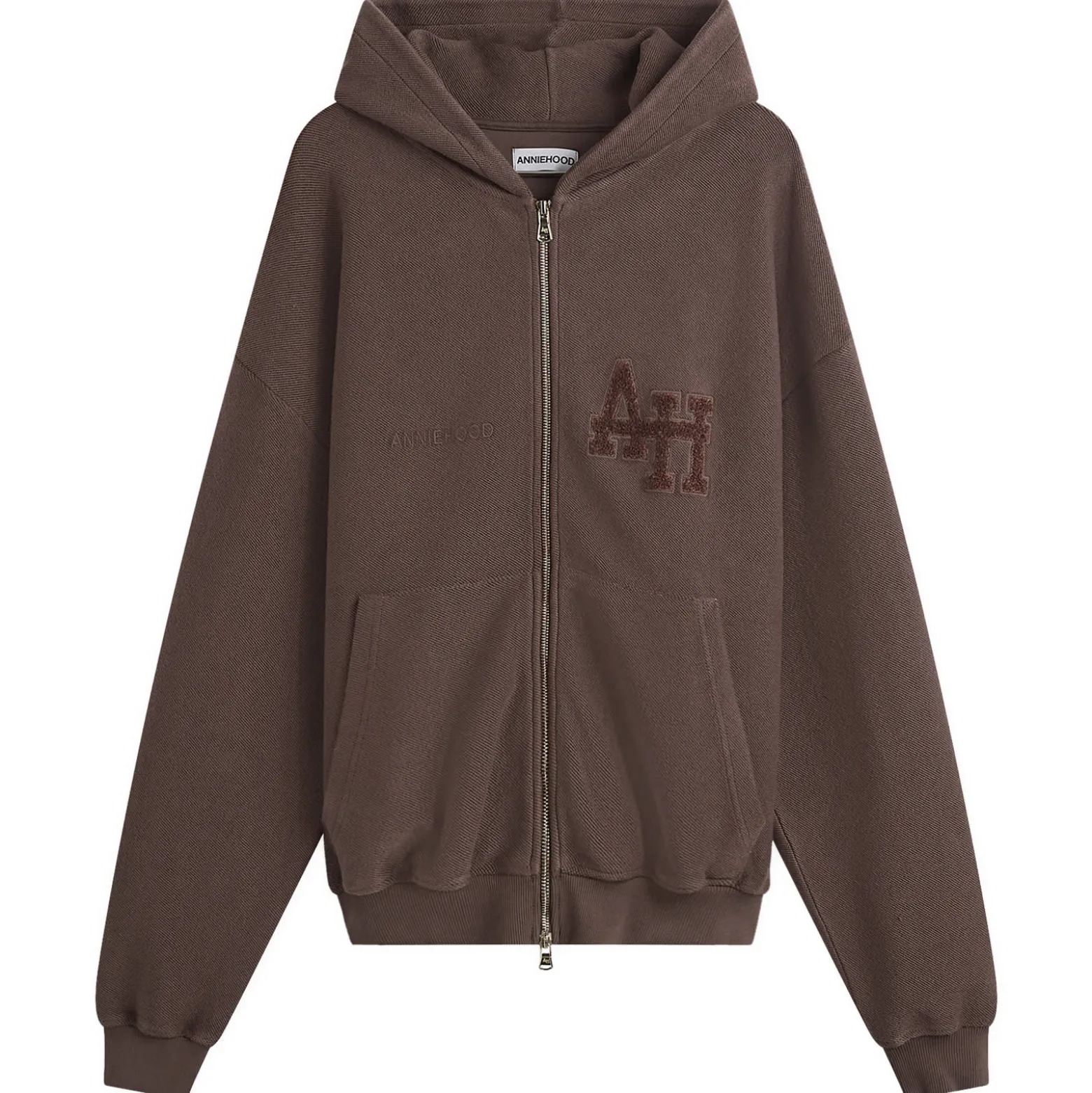 ANNIE HOOD Inside Out College Zip Hoodie