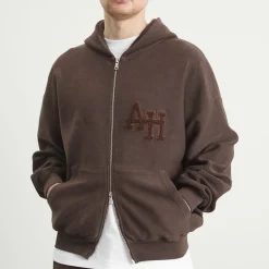 ANNIE HOOD Inside Out College Zip Hoodie