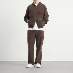 ANNIE HOOD Inside Out College Straight Joggers