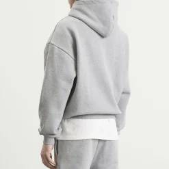 ANNIE HOOD Mini Logo Zip Hoodie